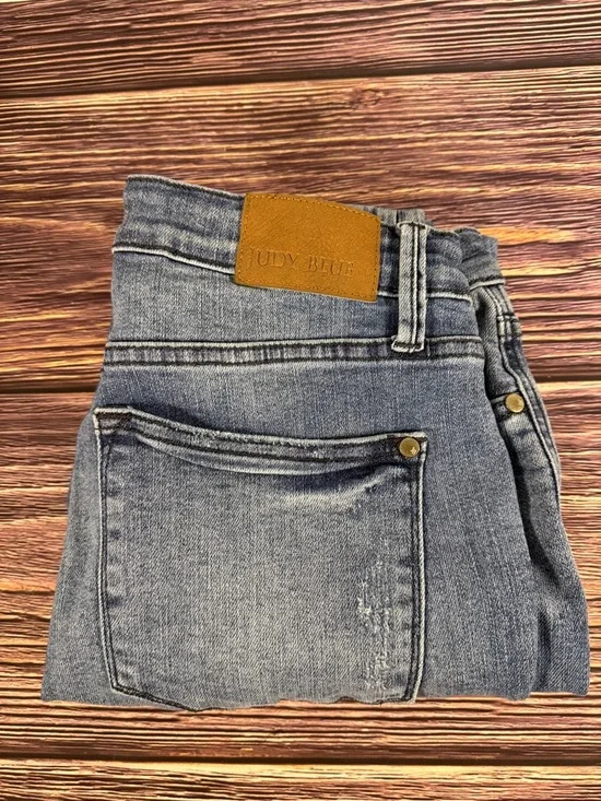 Judy Blue Medium Light Blue High Rise Skinny Fit Stretch Denim Jeans 13/31 - Picture 13 of 13